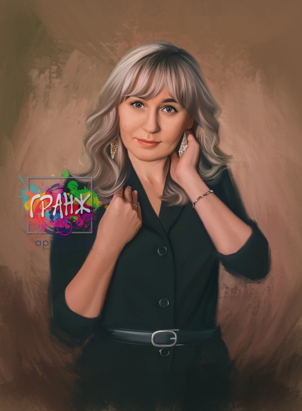 стилизованный портрет